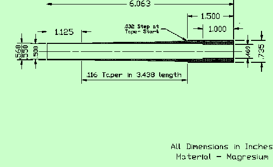 Magnesium Arm Tube diagram